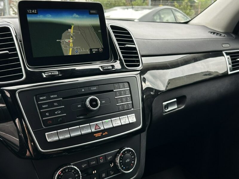 Mercedes GLE 350 Salon PL FV23% Pneumat HUD Wentyle Masaż El.klapa El.fotele Kamery 360 W166 (2015-2019)