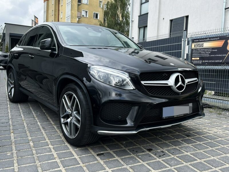 Mercedes GLE 350 Salon PL FV23% Pneumat HUD Wentyle Masaż El.klapa El.fotele Kamery 360 W166 (2015-2019)