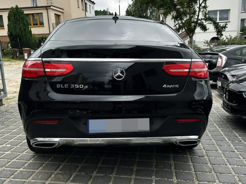 Mercedes GLE 350 Salon PL FV23% Pneumat HUD Wentyle Masaż El.klapa El.fotele Kamery 360 W166 (2015-2019)