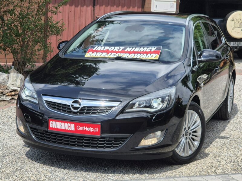 Opel Astra 1.6T 180KM, Piękna- Ksenony, Navi, Półskóra, Sport, Chromy J (2009-2019)