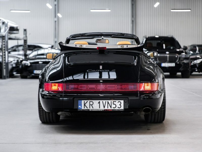 Porsche 911 Carrera 2 Cabrio. Po odbudowie. Nowe wnętrze. 964 (1989-1994)