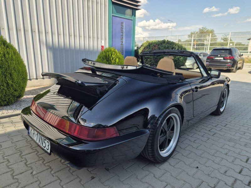 Porsche 911 Carrera 2 Cabrio. Po odbudowie. Nowe wnętrze. 964 (1989-1994)