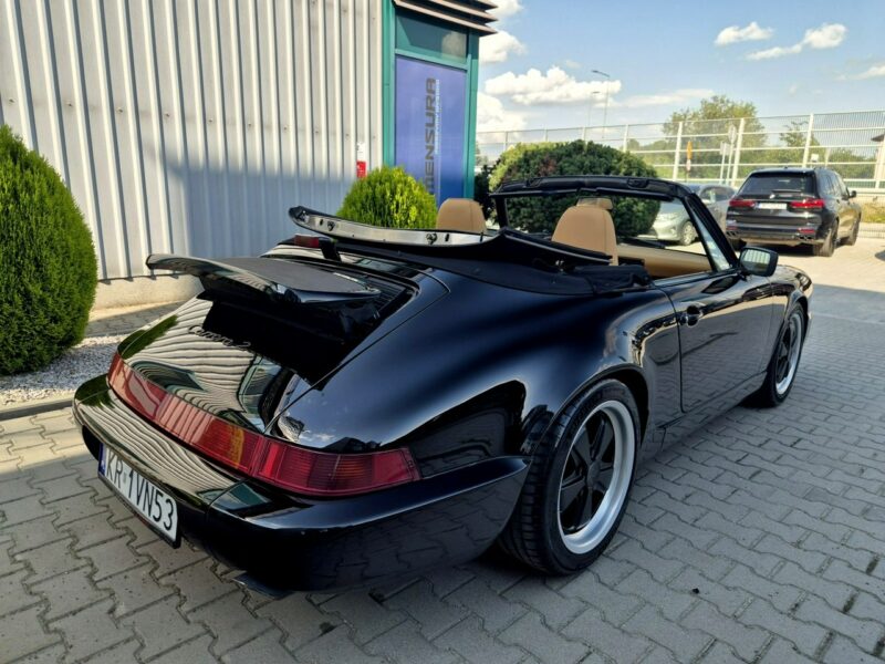 Porsche 911 Carrera 2 Cabrio. Po odbudowie. Nowe wnętrze. 964 (1989-1994)