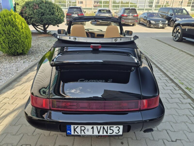 Porsche 911 Carrera 2 Cabrio. Po odbudowie. Nowe wnętrze. 964 (1989-1994)