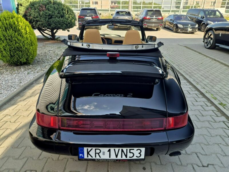 Porsche 911 Carrera 2 Cabrio. Po odbudowie. Nowe wnętrze. 964 (1989-1994)