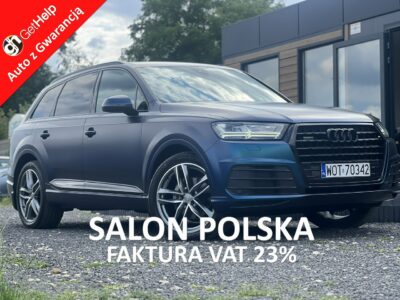 Audi Q7 Salon Polska Poleasingowy II właściciel ASO VAT 23% Bezwypadkowy III (2015-)