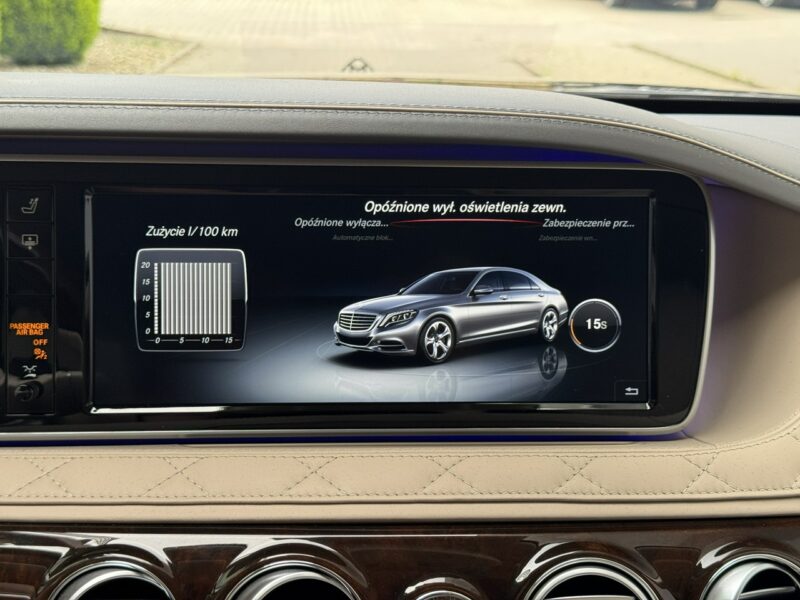 Mercedes S 500 S500 L Maybach 4.7 V8. Salon PL. Jak nowy. Pełna wersja wyposażenia. W222 (2013-2020)