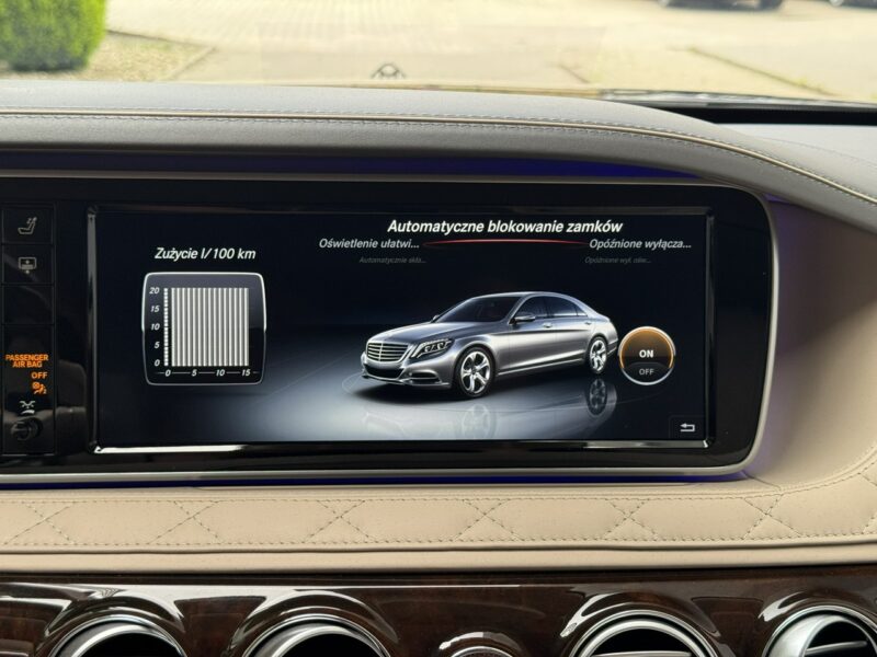 Mercedes S 500 S500 L Maybach 4.7 V8. Salon PL. Jak nowy. Pełna wersja wyposażenia. W222 (2013-2020)
