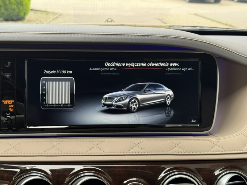 Mercedes S 500 S500 L Maybach 4.7 V8. Salon PL. Jak nowy. Pełna wersja wyposażenia. W222 (2013-2020)