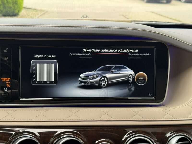 Mercedes S 500 S500 L Maybach 4.7 V8. Salon PL. Jak nowy. Pełna wersja wyposażenia. W222 (2013-2020)