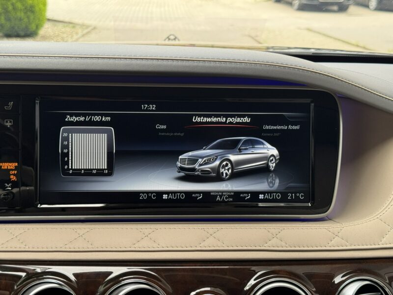 Mercedes S 500 S500 L Maybach 4.7 V8. Salon PL. Jak nowy. Pełna wersja wyposażenia. W222 (2013-2020)