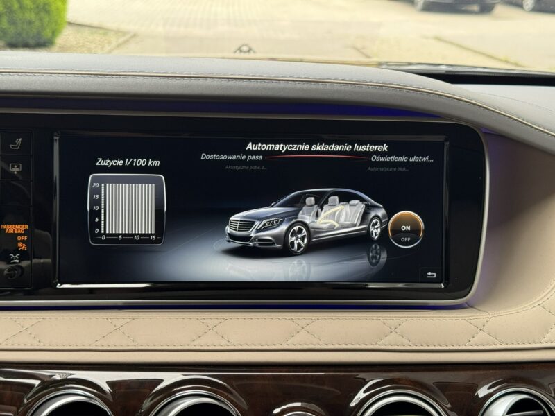 Mercedes S 500 S500 L Maybach 4.7 V8. Salon PL. Jak nowy. Pełna wersja wyposażenia. W222 (2013-2020)