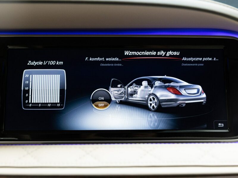 Mercedes S 500 S500 L Maybach 4.7 V8. Salon PL. Jak nowy. Pełna wersja wyposażenia. W222 (2013-2020)