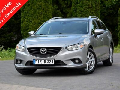 Mazda 6 104 tys przebieg SkyActive Duża Navi 2xParktronic RVM ALU17 Nowe opon III (2012-)