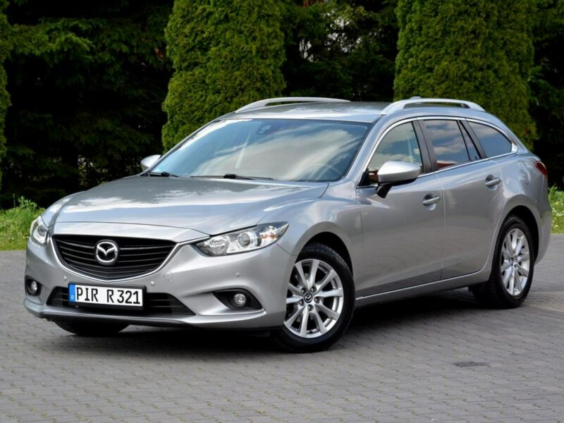 Mazda 6 104 tys przebieg SkyActive Duża Navi 2xParktronic RVM ALU17 Nowe opon III (2012-)