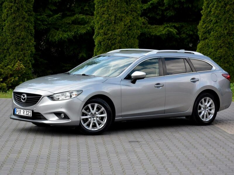 Mazda 6 104 tys przebieg SkyActive Duża Navi 2xParktronic RVM ALU17 Nowe opon III (2012-)