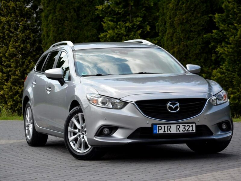 Mazda 6 104 tys przebieg SkyActive Duża Navi 2xParktronic RVM ALU17 Nowe opon III (2012-)