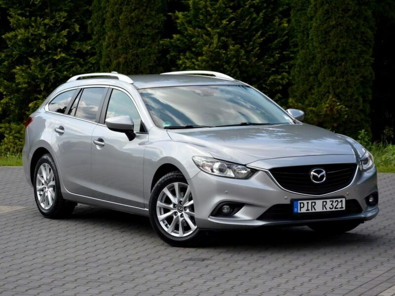 Mazda 6 104 tys przebieg SkyActive Duża Navi 2xParktronic RVM ALU17 Nowe opon III (2012-)