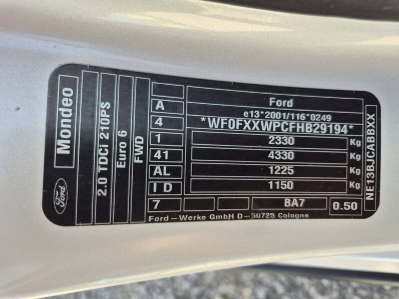 Ford Mondeo Mk5 (2014-)