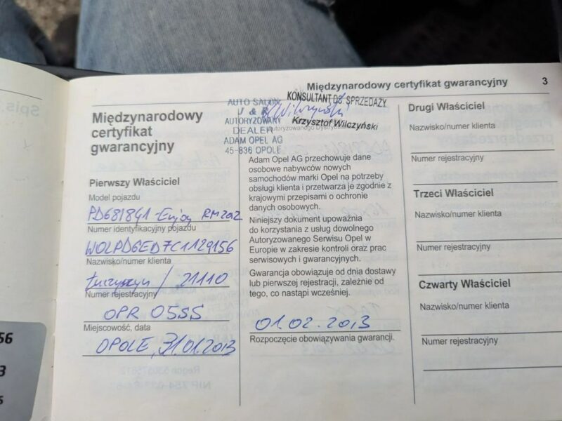 Opel Astra 1.6 ecotec/rSALON PL/I właściciel/bezwypadek/bardzo dobry stan J (2009-2019)