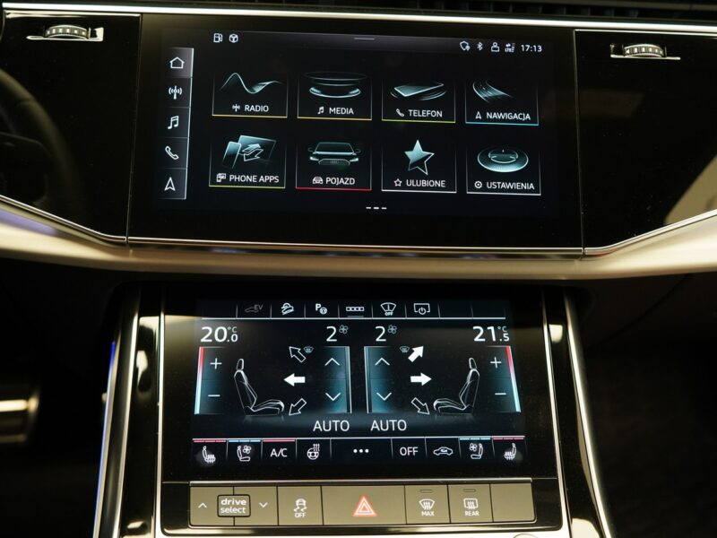 Audi Q8 60 TFSIe 462 KM Quattro Sline Virtual Kamera 360 ACC Head-Up Hak