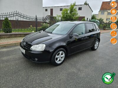 Volkswagen Golf Opłacony Zdrowy Zadbany Serwisowany Klima Skóra Alu 1WŁ Po Serwisie V (2003-2008)