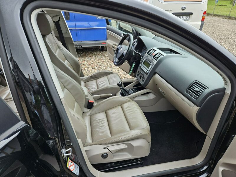 Volkswagen Golf Opłacony Zdrowy Zadbany Serwisowany Klima Skóra Alu 1WŁ Po Serwisie V (2003-2008)