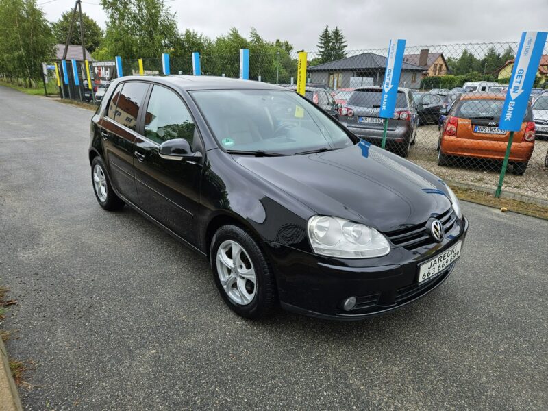 Volkswagen Golf Opłacony Zdrowy Zadbany Serwisowany Klima Skóra Alu 1WŁ Po Serwisie V (2003-2008)