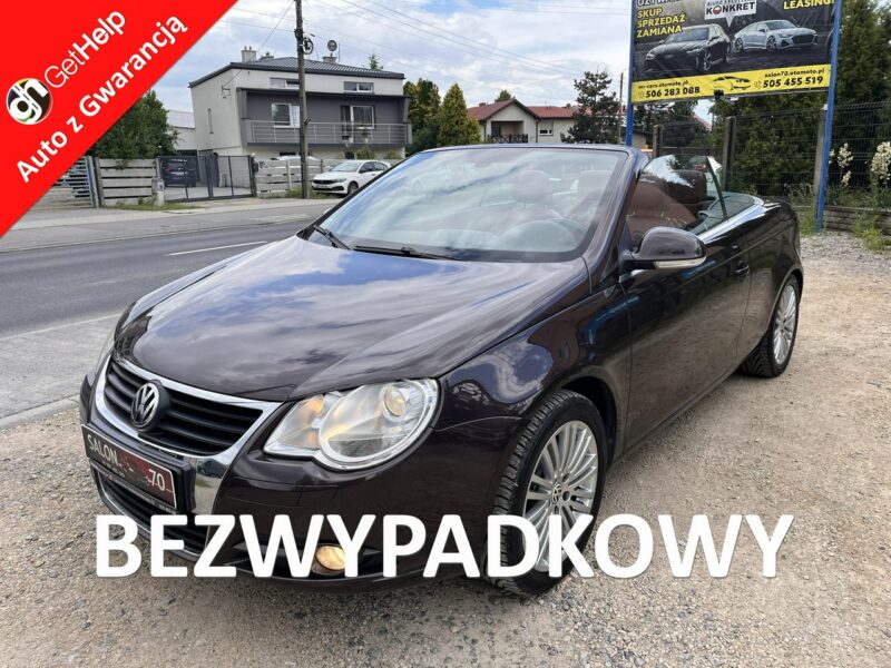 Volkswagen Eos 2.0TURBO 200KM Skóry Alu Xenon NAvi Climatronic Stan BDB Bezwypadkowy