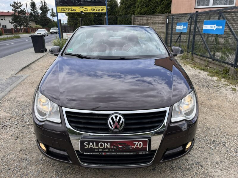 Volkswagen Eos 2.0TURBO 200KM Skóry Alu Xenon NAvi Climatronic Stan BDB Bezwypadkowy