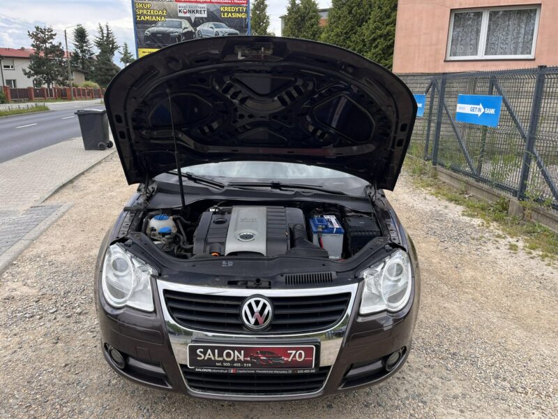 Volkswagen Eos 2.0TURBO 200KM Skóry Alu Xenon NAvi Climatronic Stan BDB Bezwypadkowy