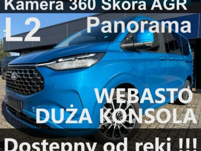 Ford Tourneo Custom L2 170KM Titanium X Elektr. Drzwi Kamera 360st. Webasto - 3476 zł