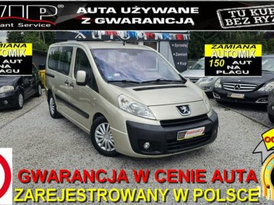 Peugeot Expert 8 Os* Wersja Tepee *2,0HDI *120 KM *Klima ,Tempomat ,Zamiana GWARANCJA II (2007-)