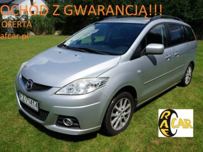 Mazda 5 zarejestrowany, ubezpieczony. Gwarancja. Polecam !!! I (2005-2010)