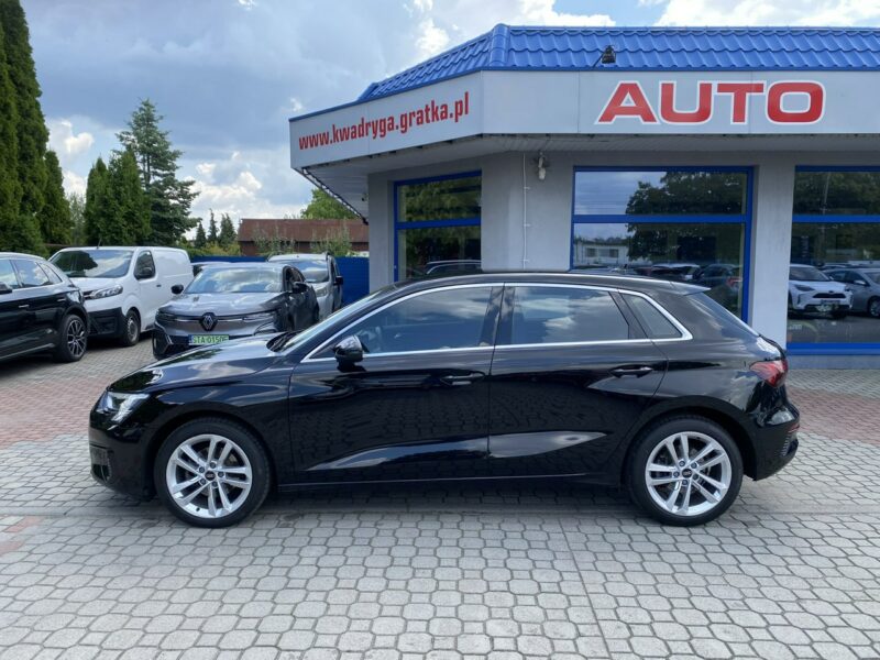 Audi A3 2.0 150 Automat, Wirtualne zegary, Aktywny tempomat 8Y