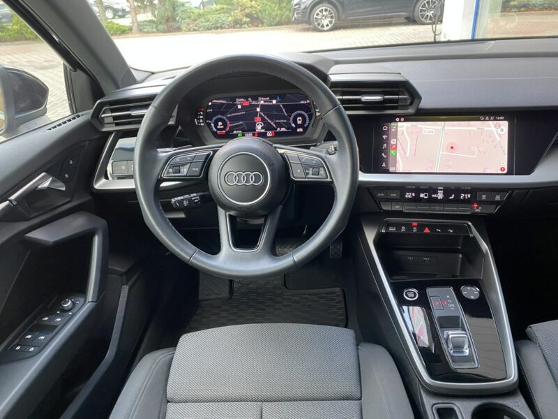 Audi A3 2.0 150 Automat, Wirtualne zegary, Aktywny tempomat 8Y