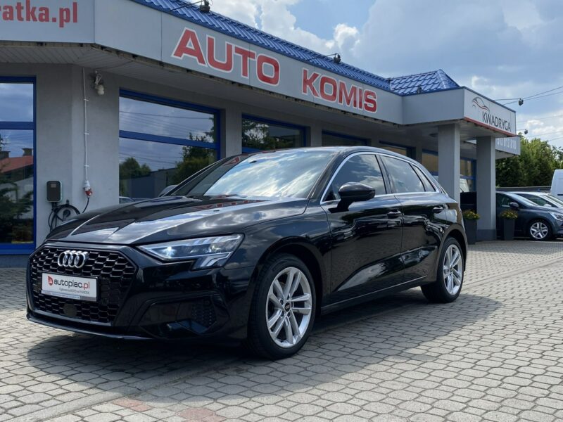 Audi A3 2.0 150 Automat, Wirtualne zegary, Aktywny tempomat 8Y