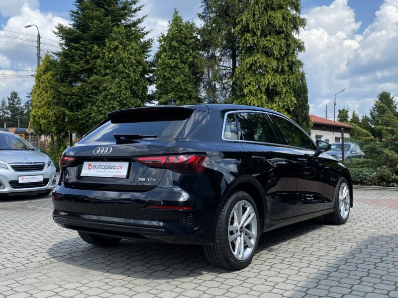 Audi A3 2.0 150 Automat, Wirtualne zegary, Aktywny tempomat 8Y