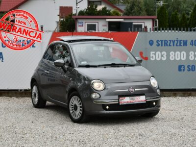 Fiat 500 Louge 1.2 70KM Manual 2010r. Klima Panorama Polecam I (2007-)