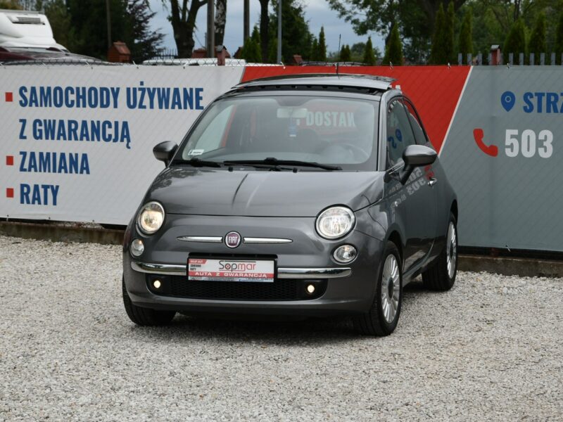 Fiat 500 Louge 1.2 70KM Manual 2010r. Klima Panorama Polecam I (2007-)