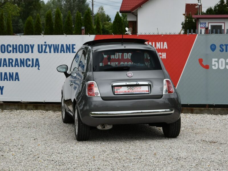 Fiat 500 Louge 1.2 70KM Manual 2010r. Klima Panorama Polecam I (2007-)