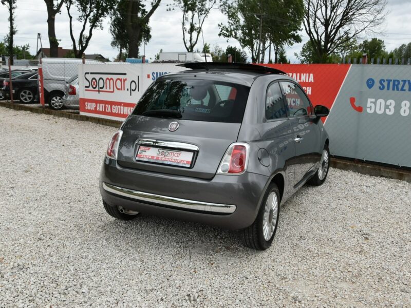 Fiat 500 Louge 1.2 70KM Manual 2010r. Klima Panorama Polecam I (2007-)