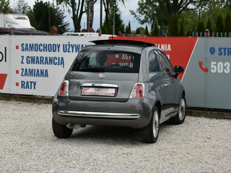 Fiat 500 Louge 1.2 70KM Manual 2010r. Klima Panorama Polecam I (2007-)
