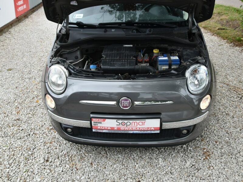 Fiat 500 Louge 1.2 70KM Manual 2010r. Klima Panorama Polecam I (2007-)