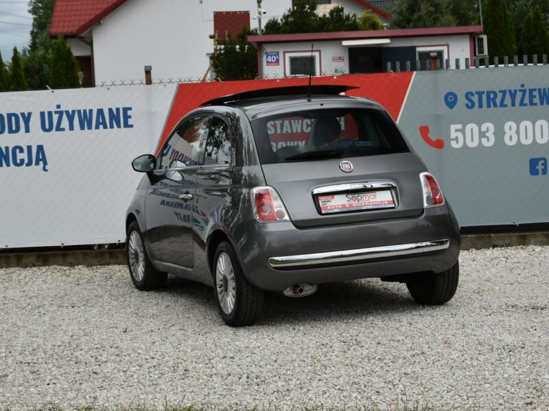Fiat 500 Louge 1.2 70KM Manual 2010r. Klima Panorama Polecam I (2007-)