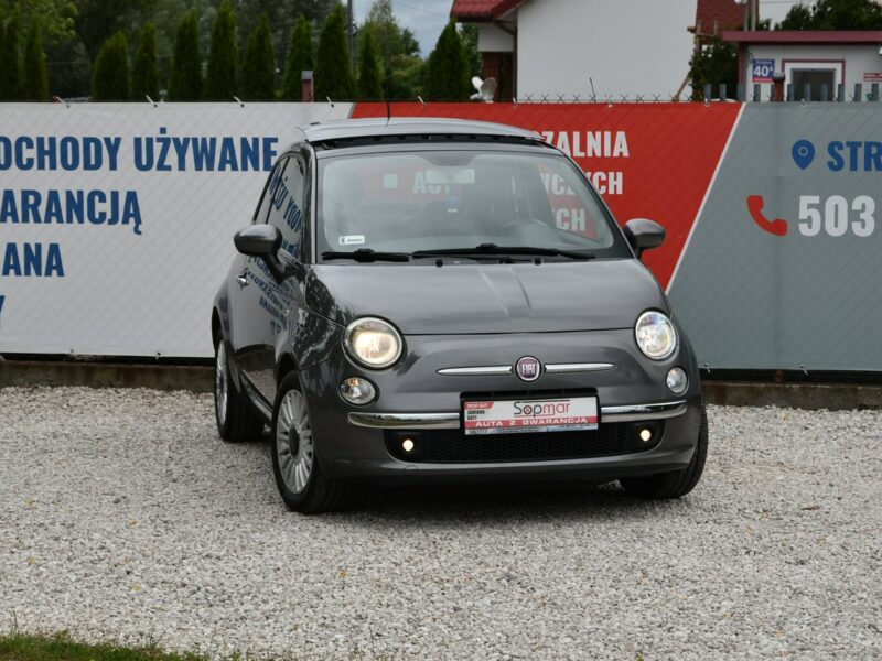 Fiat 500 Louge 1.2 70KM Manual 2010r. Klima Panorama Polecam I (2007-)