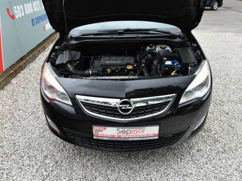 Opel Astra 1.4T 140KM 2011r. Klima TEMPOMAT grzane fotele PDC POLECAM J (2009-2019)