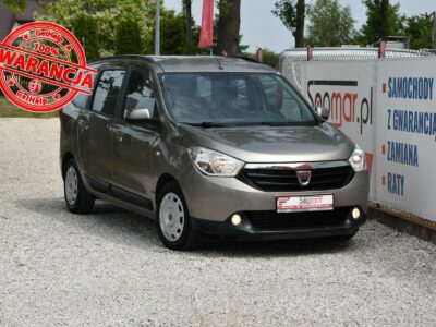 Dacia Lodgy 1.6 BENZYNA 82KM 2013r. Polski SALON Klima 5 osób Polecam