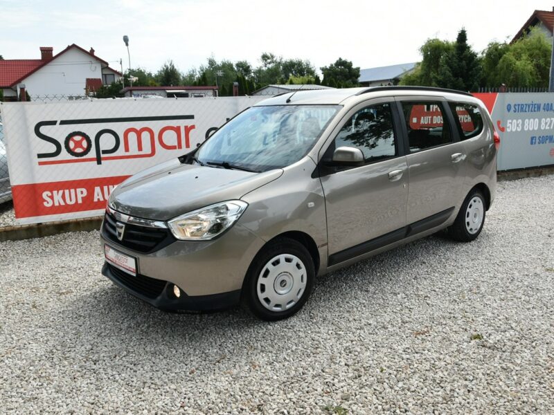 Dacia Lodgy 1.6 BENZYNA 82KM 2013r. Polski SALON Klima 5 osób Polecam