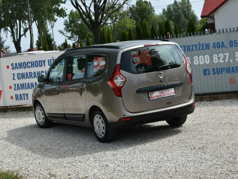 Dacia Lodgy 1.6 BENZYNA 82KM 2013r. Polski SALON Klima 5 osób Polecam